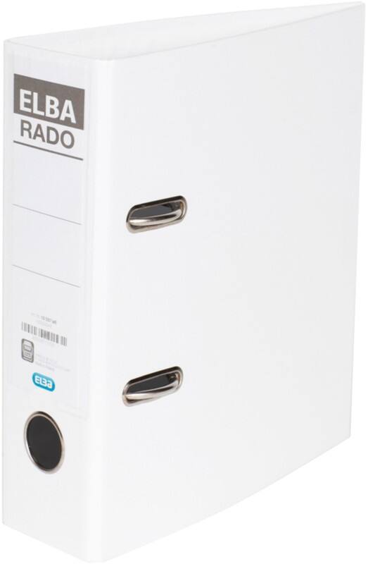 ELBA Rado Plast Breit Ordner A5 75 mm Weiß 2 Ringe 100022642 Kunststoff Hochformat