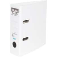 ELBA Rado Plast Ordner A5 75 mm Weiß 2 Ringe 100022642 Pappkarton, PP (Polypropylen) Hochformat