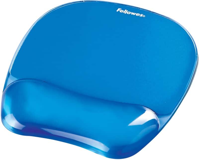 Fellowes Crystals Gel PU (Polyurethan) Mauspad Blau