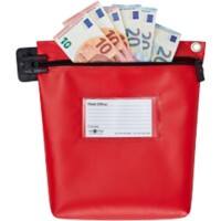 Val-U-Mail Sicherheitsgeldtasche 267 x 267 mm Zip Rot