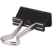 Office Depot Foldback-Klammern Stahl Schwarz 19 mm 12 Stück