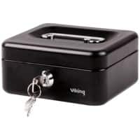 Office Depot Geldkassette Schwarz 153 x 120 x 70 mm