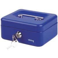 Office Depot Geldkassette Blau 153 x 120 x 70 mm