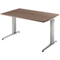 Hammerbacher Arbeitstisch Matrix Nussbaum-Nachbildung 1.200 x 800 x 720 mm
