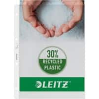 Leitz Prospekthüllen DIN A4 Genarbt Transparent 130 Mikron PP (Polypropylen) Oben 4 Löcher