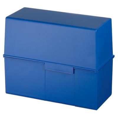 HAN Karteikartenbox A5 Kunststoff 300 Karten Blau