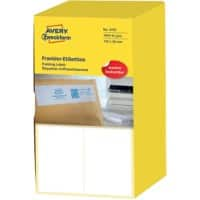 AVERY Zweckform Frankieretiketten 3435 Weiß 38 x 135 mm 500 Blatt à 2 Etiketten