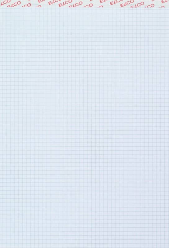 Elco Notizblock A4 Kariert Geleimt Weiß Perforiert 200 Seiten 10 Stück à 100 Blatt