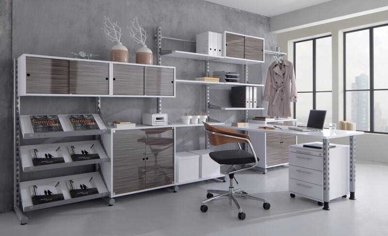 Hammerbacher Grundregal Stollenwand