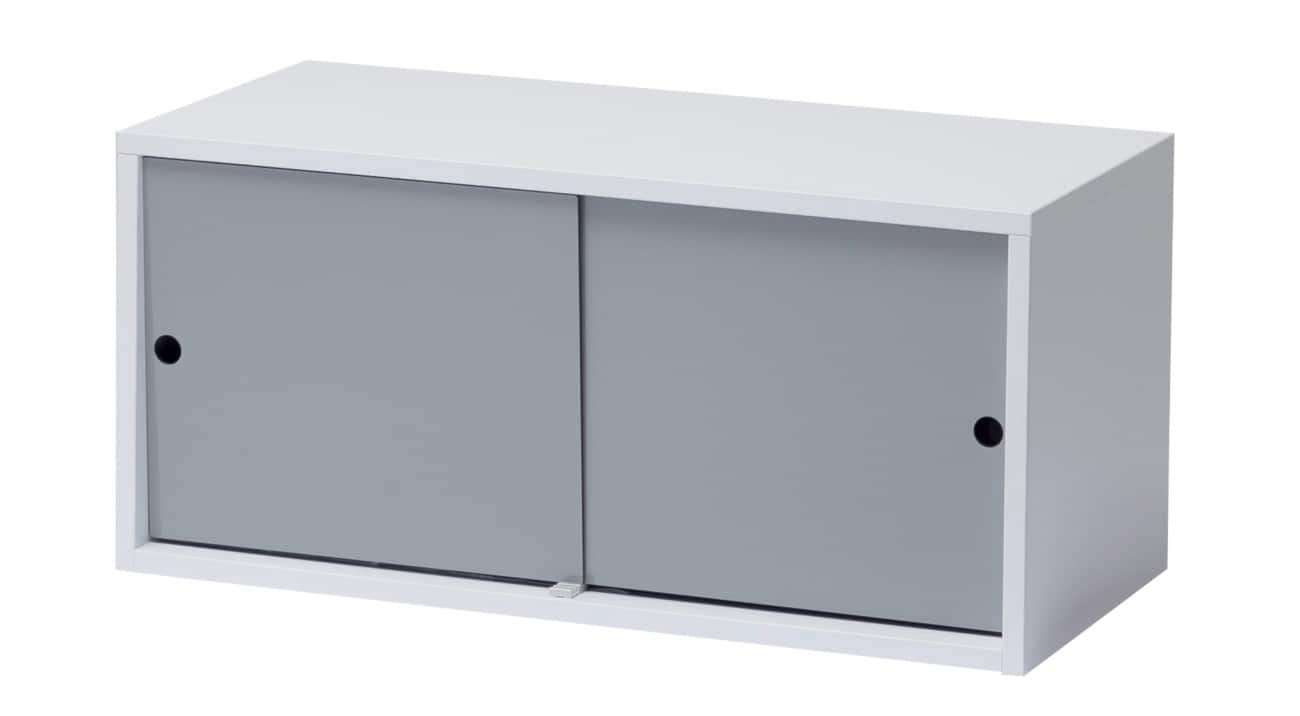 Hammerbacher Einhängekorpus Stollenwand Weiß/Silber
