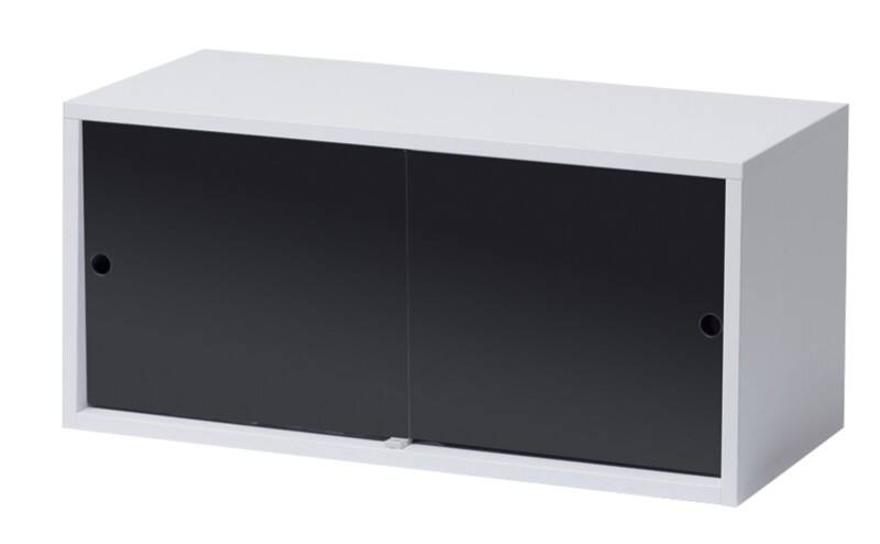 Hammerbacher Einhängekorpus Stollenwand Weiß/Schwarz