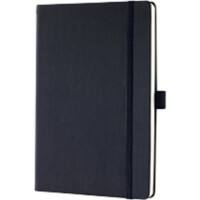 Sigel Conceptum A5 Fallgebunden Schwarz Hardcover-Notizbuch Liniert 97 Blatt