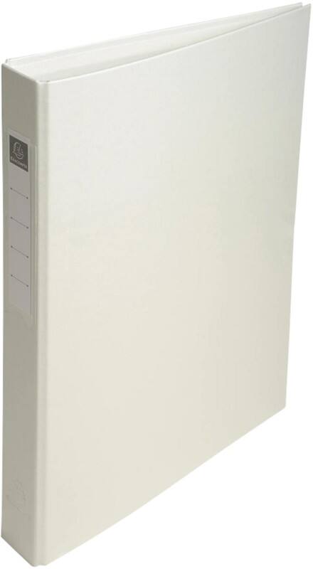 Exacompta Ringbuch A4 Polypropylen 4 Ringe 25 mm Weiß