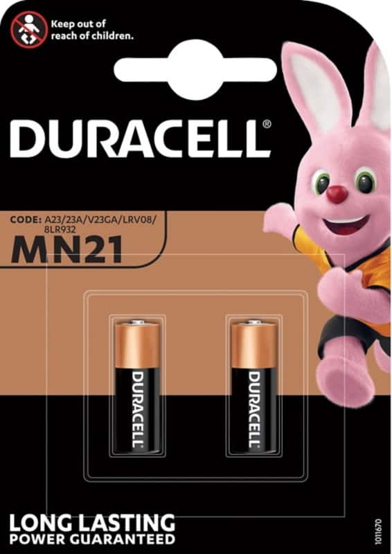 Duracell Batterie MN21 Alkali 12 V 2 Stück
