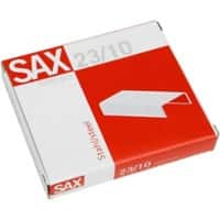SAX 23/10 Heftklammern 1-201-03 Stahl Silber 1000 Stück
