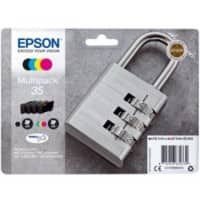 Epson 35 Original Tintenpatrone C13T35864010 Schwarz, Cyan, Magenta, Gelb Multipack 4 Stück