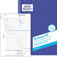 AVERY Zweckform Rechnungsblock 704 Weiß A5 2 à 50 Blatt