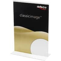 Deflecto Tischaufsteller A5 T-Form 21,5 (B) x 9,8 (T) x 31 (H) cm Transparent