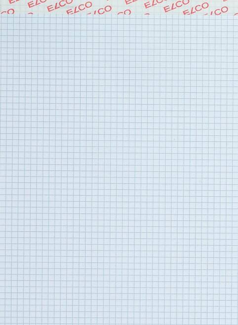 Elco Notizblock A5 Kariert Geleimt Weiß Perforiert 200 Seiten 10 Stück à 100 Blatt