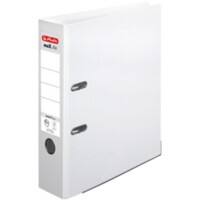 Herlitz Max.file maX.file Protect plus Ordner A4 80 mm Weiß 2 Ringe Pappkarton, PP (Polypropylen) Texturiert