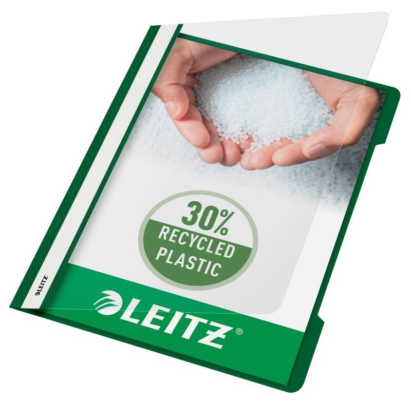 Leitz Standard Plastik-Schnellhefter 4191 A4 Polypropylen 60 Blatt Grün