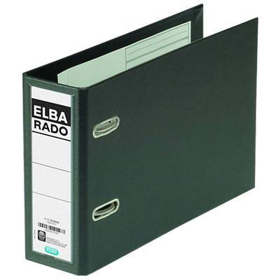ELBA Rado Plast Ordner A5 75 mm Schwarz 2 Ringe 100022638 Pappkarton, PP (Polypropylen) Querformat
