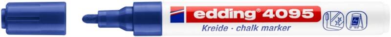 edding Fenstermarker 4095 Rundspitze 3 mm Blau