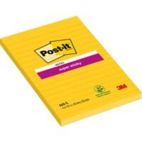 Post-it Haftnotizen 101 x 152 mm Gelb Rechteckig Liniert 6 Stück à 75 Blatt