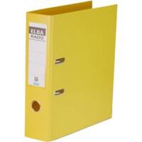 ELBA Rado Plast Ordner A4 80 mm Gelb 2 Ringe Rado Plast PVC (Polyvinylchlorid) Matt Hochformat