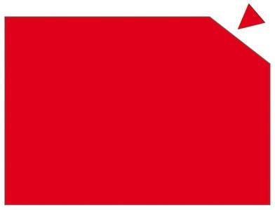 Franken Magnetplatte 841 Rot 29,5 x 20 cm