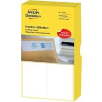 AVERY Zweckform Frankieretiketten 3440 Weiß 163 x 43 mm 250 Blatt à 2 Etiketten