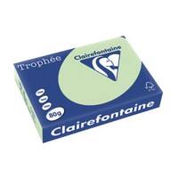 Clairefontaine DIN A4 Farbiges Papier Pastellgrün 80 g/m² Matt 500 Blatt