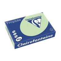 Clairefontaine DIN A4 Farbiges Papier Grün 80 g/m² Matt 500 Blatt