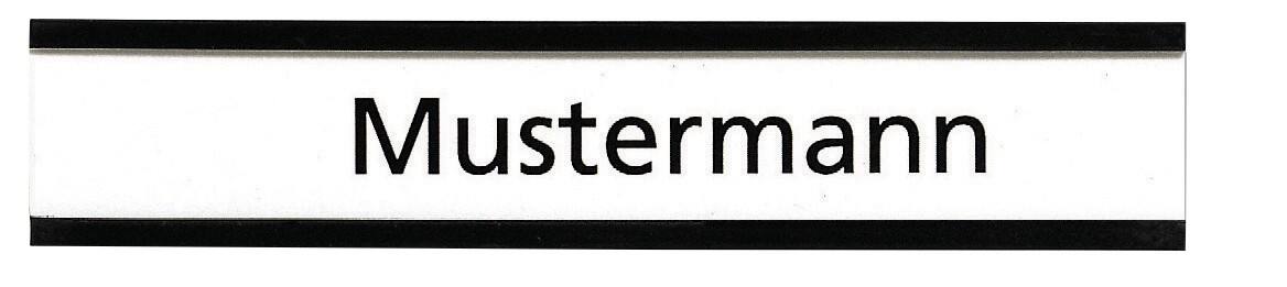 Franken Namensschild YJPC1235 Braun 1 x 5 cm 20 Stück