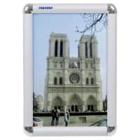 Franken A4 Klapprahmen Silber Aluminium BS0701 23,9 (B) x 2,5 (T) x 32,6 (H) cm