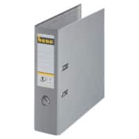 Bene No.1 Power Ordner A4 80 mm Grau 2 Ringe No.1 Power 291400 PP (Polypropylen) Glatt Hochformat