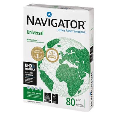 Navigator Universal A4 Druckerpapier Weiß 80 g/m² Glatt 500 Blatt