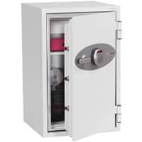 Phoenix Größe 2 Datenschutztresor elektronisches Schloß 84L Datacombi DS2502E 820 x 520 x 520mm Weiß