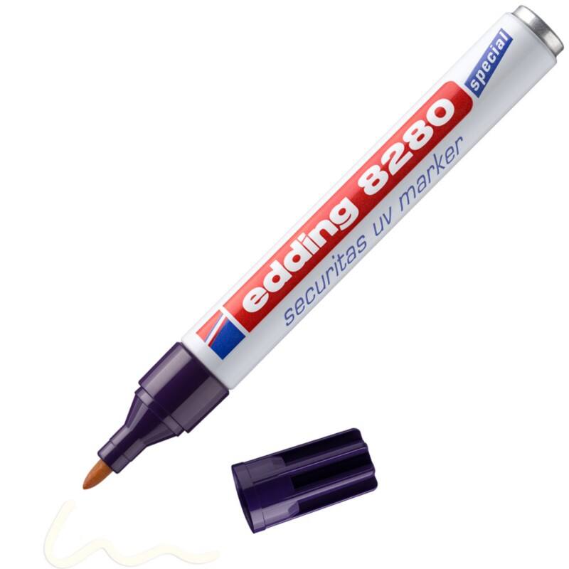 edding Securitas UV 8280 Non-permanent Marker Transparent Mittel Rundspitze 3 mm 100% Recycelt