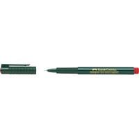 Faber-Castell Finepen Fineliner 0.4 mm Nadelspitze Rot 1511