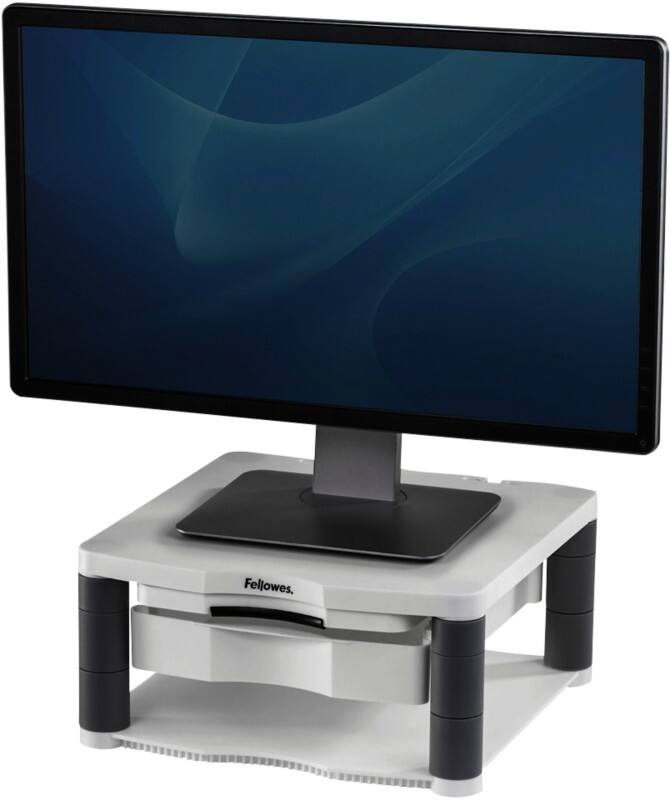 Fellowes Workspace Ergonomics Premium Plus Monitorständer 21 " 346 x 336 x 1.619 mm Silber