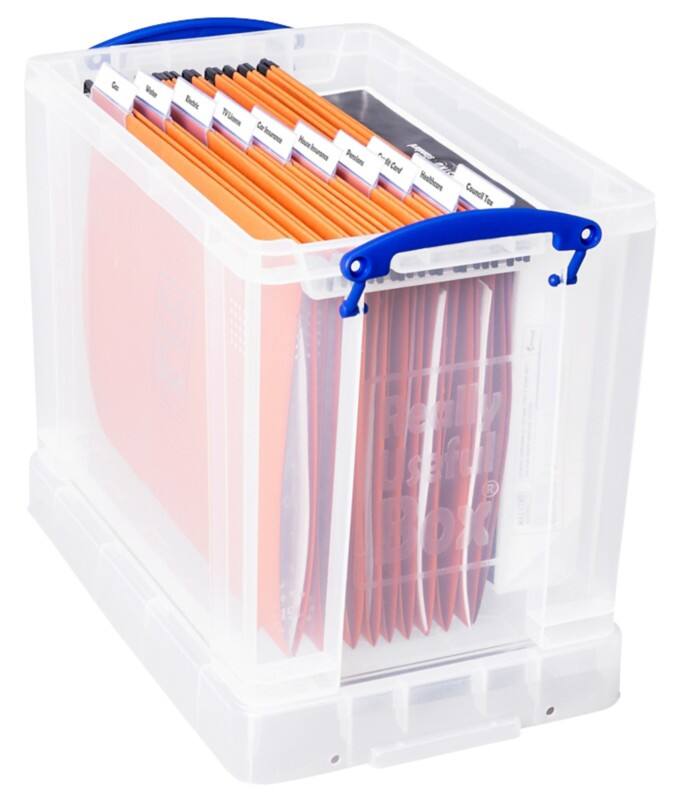 Really Useful Box Kunststoff Aufbewahrungsbox 19 L Transparent 39,5 x 25,5 x 29 cm