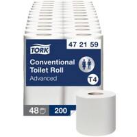 Tork Advanced Recycled Toilettenpapier T4 2-lagig 472159 48 Rollen à 200 Blatt