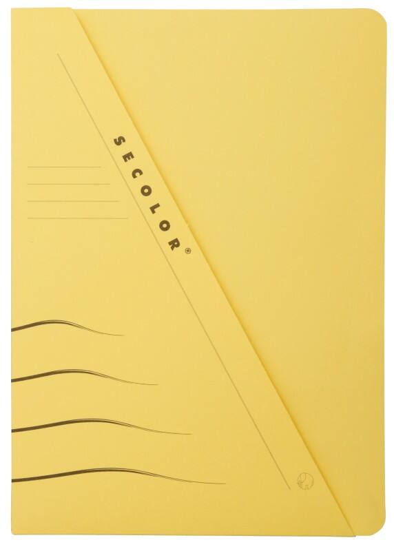 Djois Secolor Einsteckmappe A4 Gelb Karton