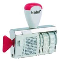 Trodat Formel + Datumsstempel Trodat Niederländisch Weiß, Rot 8 x 7 cm