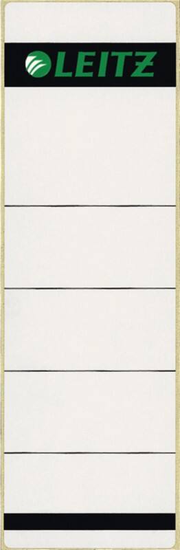 Leitz Rückenschilder 1642-00-85 Selbsthaftend A4 Grau 6,15 x 19,1 cm 10 Stück