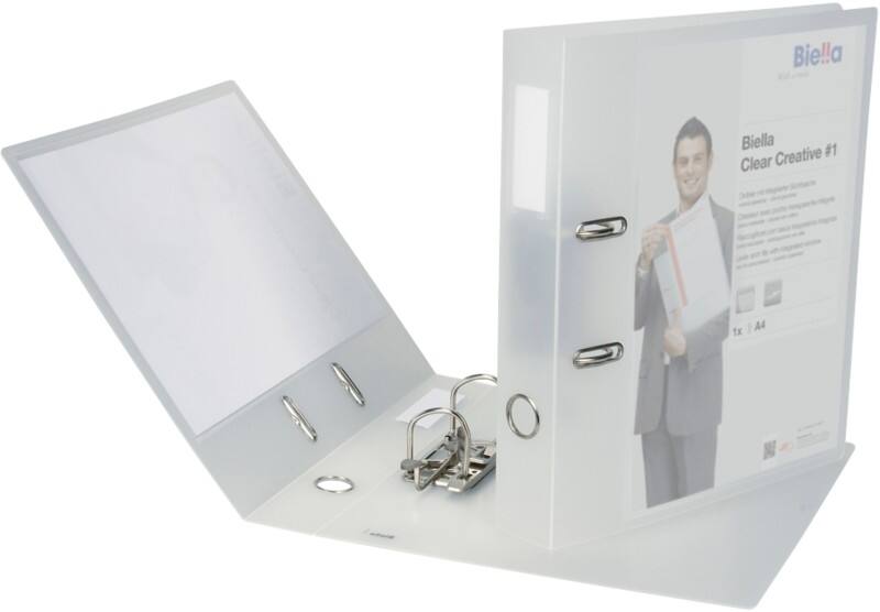 Biella Creative Schmal Ordner A4 40 mm Transparent 2 Ringe 11941403U Kunststoff