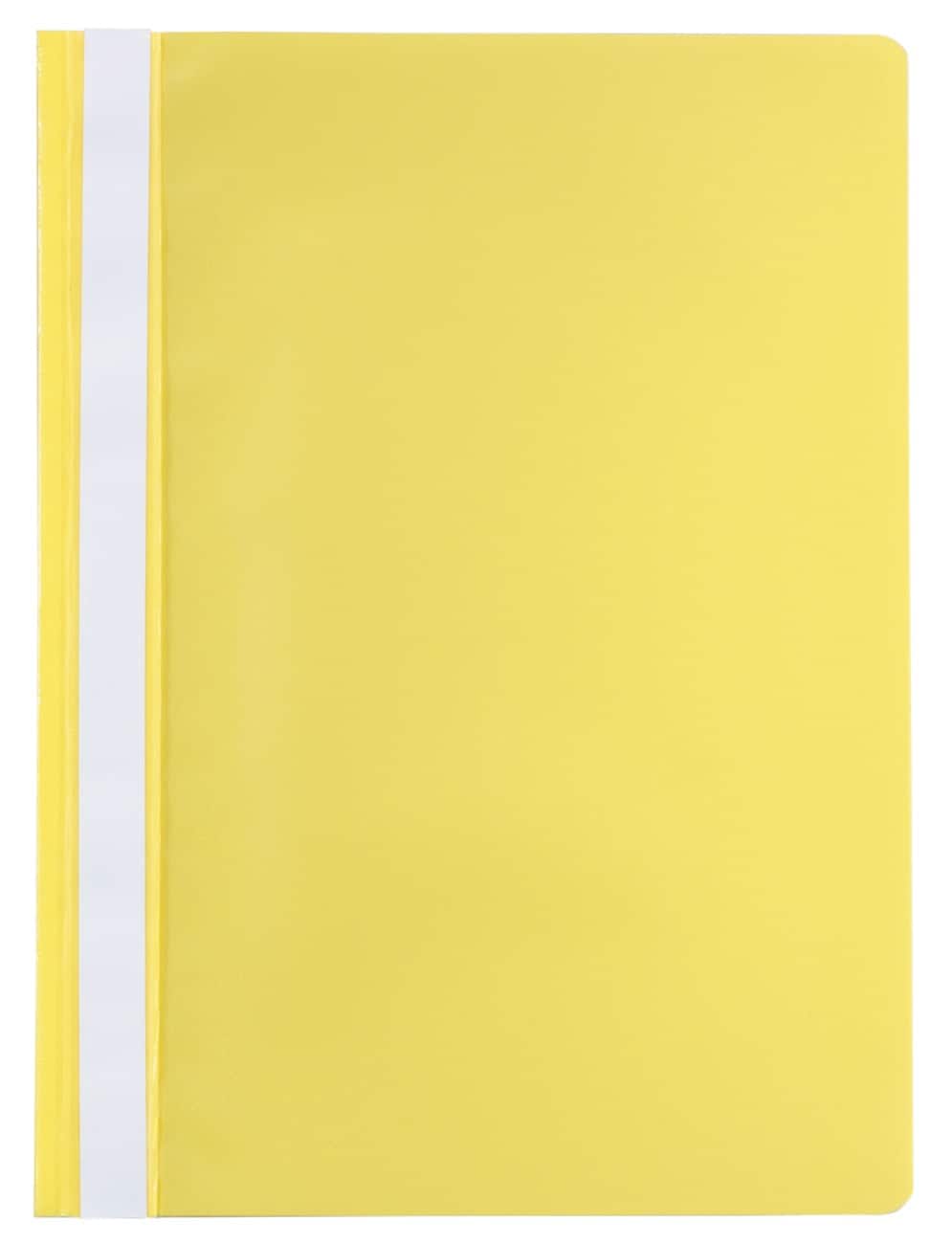 Niceday Schnellhefter A4 Gelb Polypropylen 25 Stück