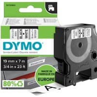 DYMO D1 Beschriftungsband Authentisch 45803 S0720830 Selbsthaftend Schwarz auf Weiß 19 mm x 7 m