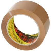 Scotch Verpackungsklebeband 3707 geräuscharm 50 mm x 66 m Braun